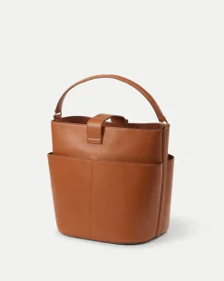 Veronica Beard Shoulder Bags|Vb Classics*Large Crest Lock Bucket Bag in Hazelwood