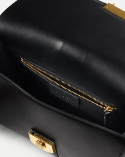 Veronica Beard Crossbody Bags|Shoulder Bags*Large Crest Lock Trap Bag in Black