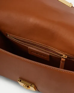 Veronica Beard Crossbody Bags|Shoulder Bags*Large Crest Lock Trap Bag in Hazelwood