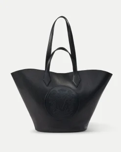 Veronica Beard Shoulder Bags|Tote Bags*Large Crest Tote in Black