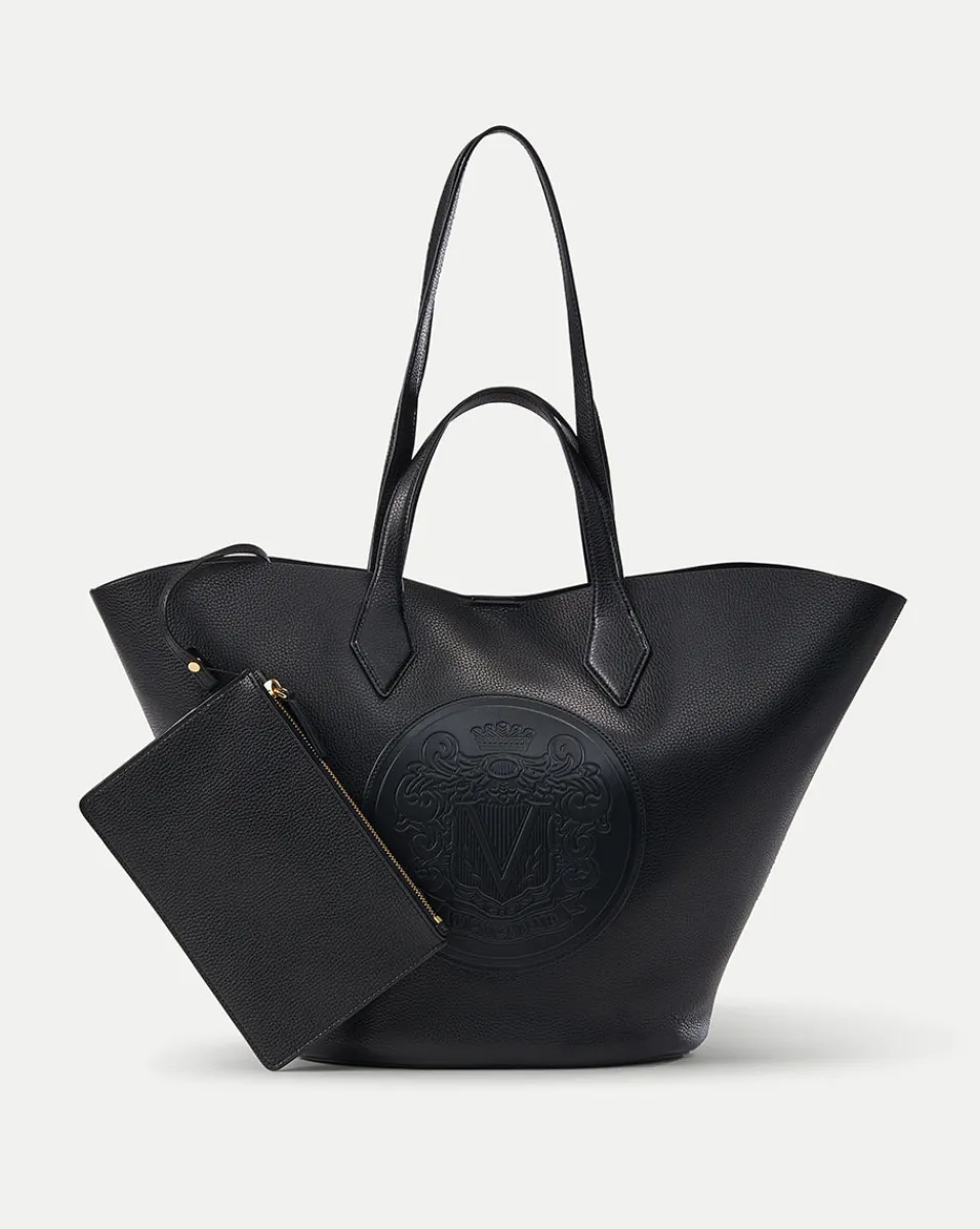 Veronica Beard Shoulder Bags|Tote Bags*Large Crest Tote in Black