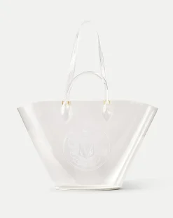 Veronica Beard Shoulder Bags|Tote Bags*Large Crest Tote in Transparent