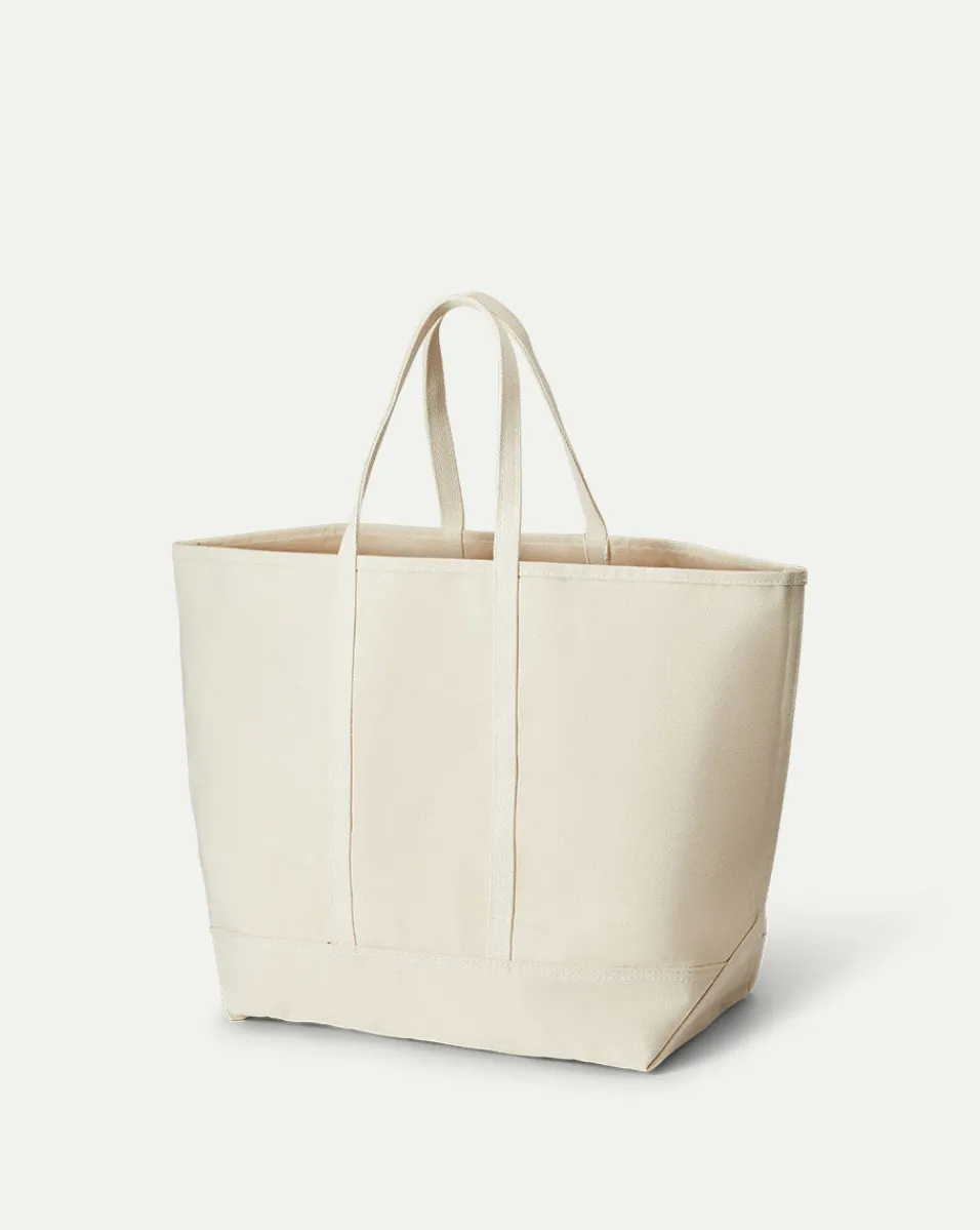 Veronica Beard Tote Bags|Accessories*Large Logo Canvas Tote in Natural