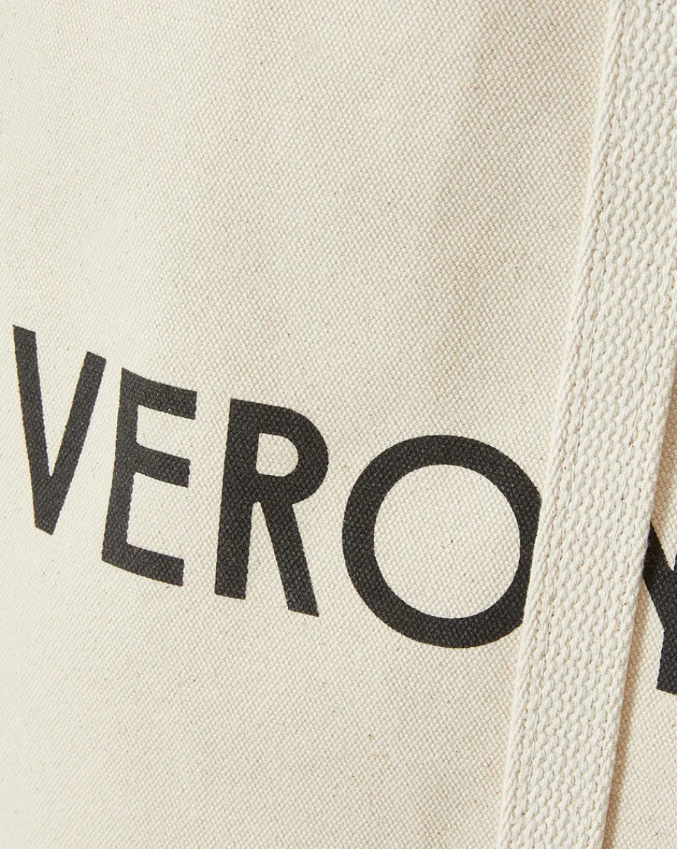 Veronica Beard Tote Bags|Accessories*Large Logo Canvas Tote in Natural