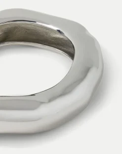 Veronica Beard Accessories|Party Dressing*Large Molten Bangle Bracelet in Silver