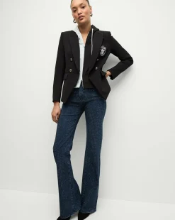 Veronica Beard Jackets & Outerwear*Las Vegas Raiders Dickey Jacket in Black/Silver LasVegasRaiders
