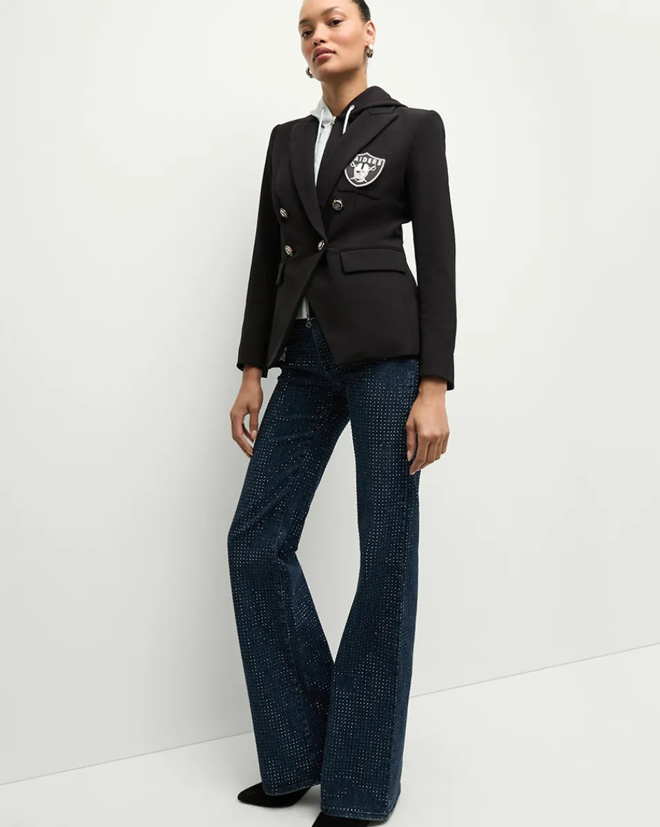 Veronica Beard Jackets & Outerwear*Las Vegas Raiders Dickey Jacket in Black/Silver LasVegasRaiders