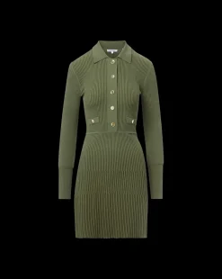 Veronica Beard Dresses*Lauper Sweater Dress in Stone Army StoneArmy