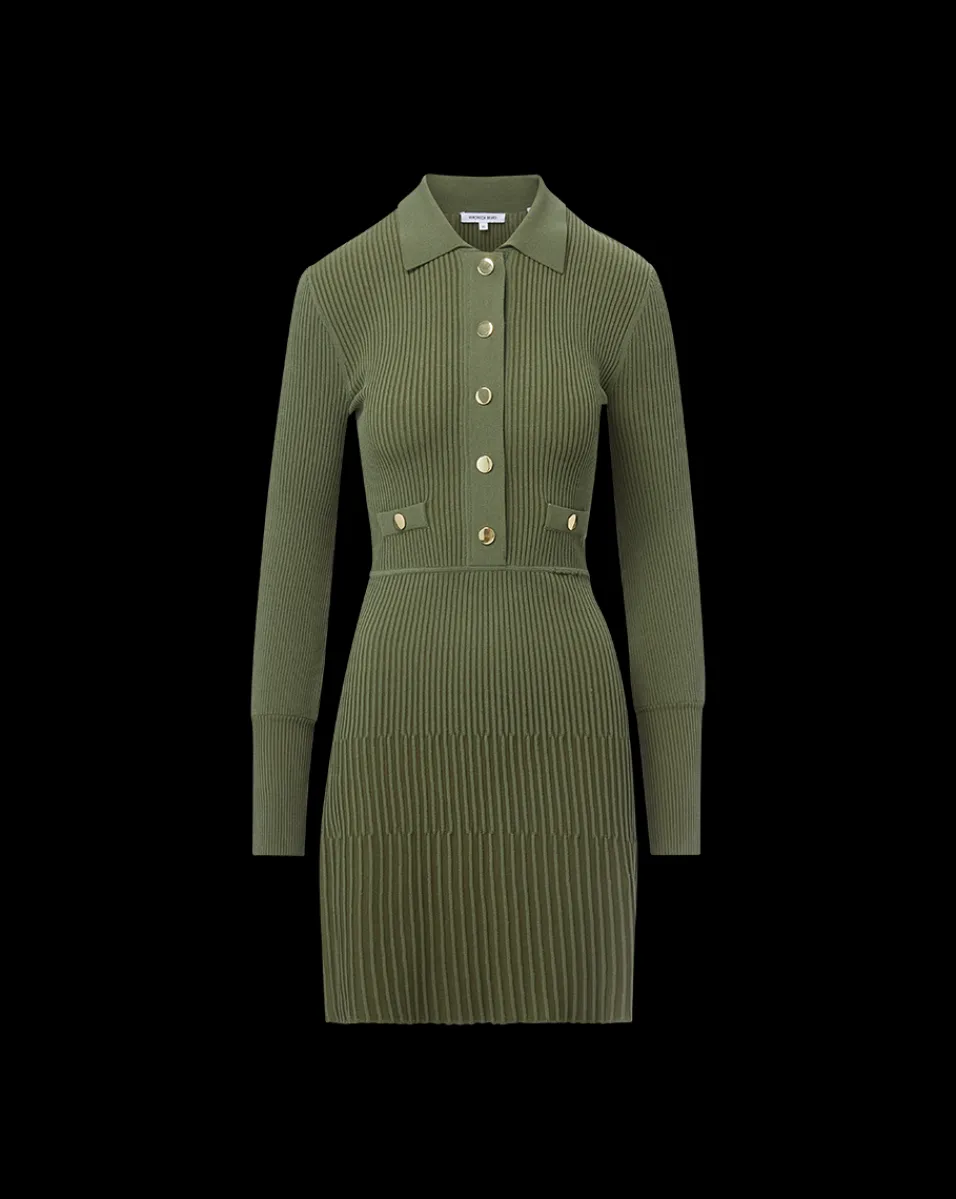 Veronica Beard Dresses*Lauper Sweater Dress in Stone Army StoneArmy
