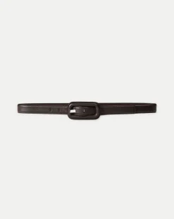 Veronica Beard Accessories*Lavanda Belt in Chocolate Brown ChocolateBrown