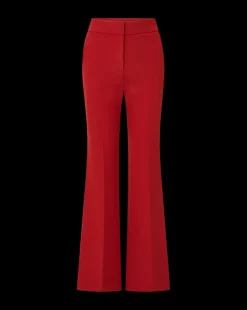 Veronica Beard Pants|Matching Sets*Lebone High Waist Flare Pant in Red Crimson