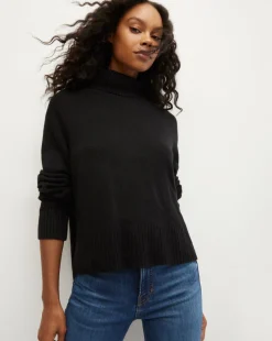 Veronica Beard Sweaters|Tops*Lerato Chasmere Turtleneck Sweater in Black