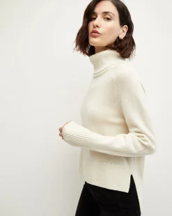 Veronica Beard Sweaters|Tops*Lerato Chasmere Turtleneck Sweater in Ivory
