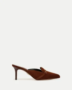 Veronica Beard Pumps|The Veronicas' Favorites*Leslie Suede Mule in Cedar