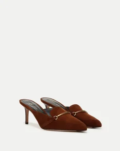 Veronica Beard Pumps|The Veronicas' Favorites*Leslie Suede Mule in Cedar