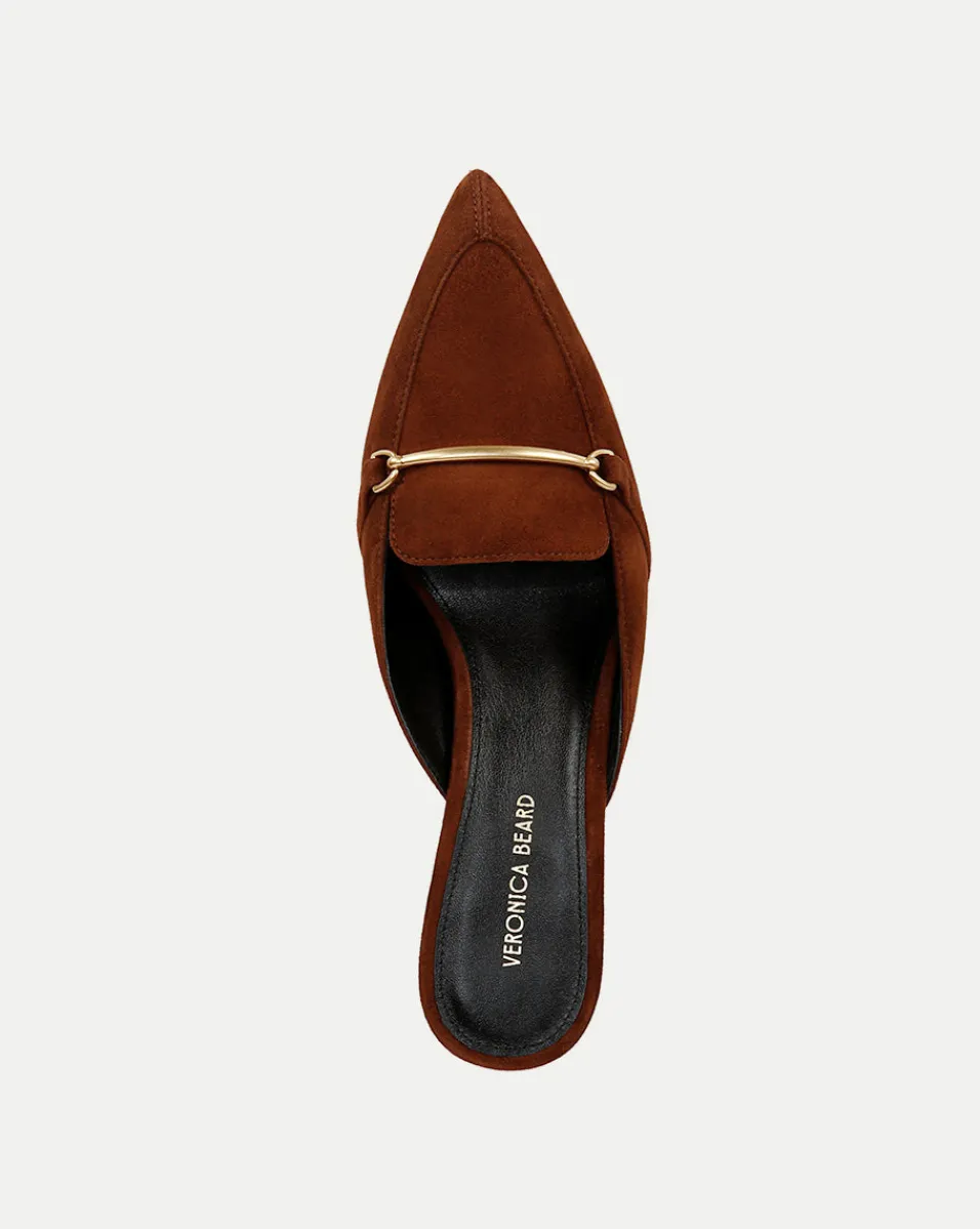 Veronica Beard Pumps|The Veronicas' Favorites*Leslie Suede Mule in Cedar