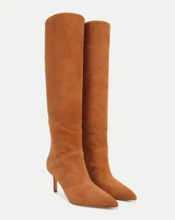 Veronica Beard Boots & Booties*Lexington Suede Boot Hazelwood