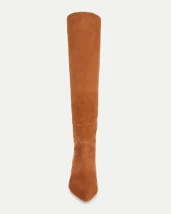 Veronica Beard Boots & Booties*Lexington Suede Boot Hazelwood