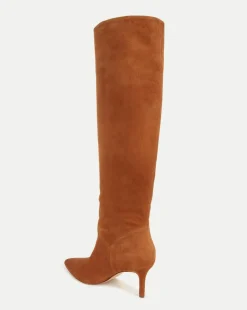 Veronica Beard Boots & Booties*Lexington Suede Boot Hazelwood