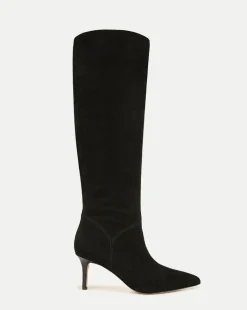 Veronica Beard Boots & Booties*Lexington Suede Boot Black