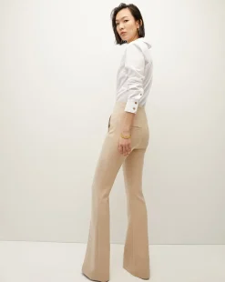 Veronica Beard Tops*Libby Poplin Button-Down Shirt White