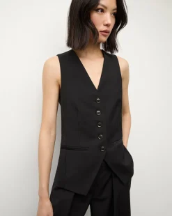 Veronica Beard Jackets & Outerwear|Tops*Liff Suit Vest in Black