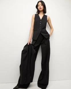 Veronica Beard Jackets & Outerwear|Tops*Liff Suit Vest in Black