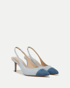 Veronica Beard Pumps|Sandals*Liliana Slingback Pump Denim