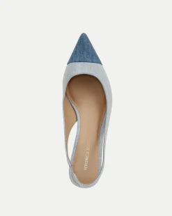 Veronica Beard Pumps|Sandals*Liliana Slingback Pump Denim