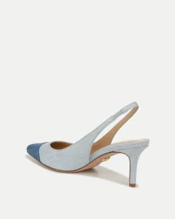 Veronica Beard Pumps|Sandals*Liliana Slingback Pump Denim