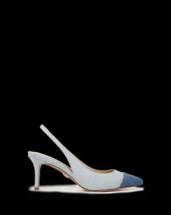 Veronica Beard Pumps|Sandals*Liliana Slingback Pump Denim