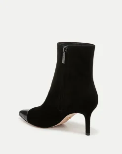 Veronica Beard Boots & Booties|The Veronicas' Favorites*Lisa Cap-Toe Heeled Ankle Boot in Black