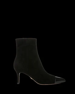 Veronica Beard Boots & Booties|The Veronicas' Favorites*Lisa Cap-Toe Heeled Ankle Boot in Black