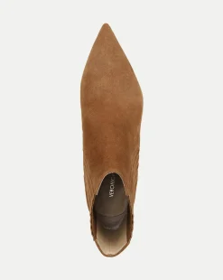 Veronica Beard Boots & Booties|Vb Classics*Lisa Mid-Heel Suede Bootie in Hazelwood