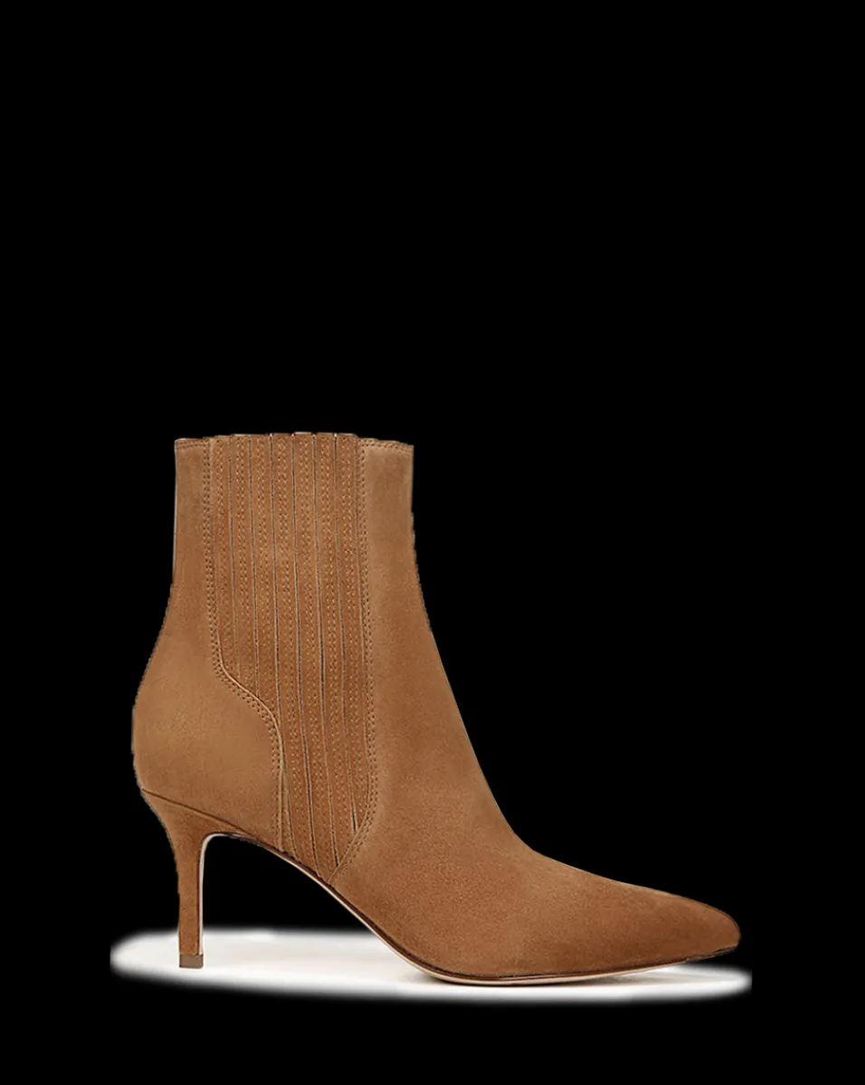 Veronica Beard Boots & Booties|Vb Classics*Lisa Mid-Heel Suede Bootie in Hazelwood