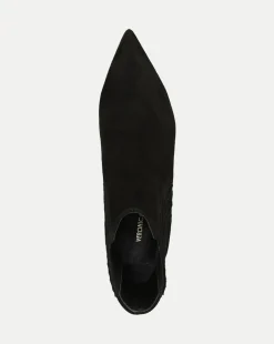 Veronica Beard Boots & Booties|Vb Classics*Lisa Mid-Heel Suede Bootie in Black