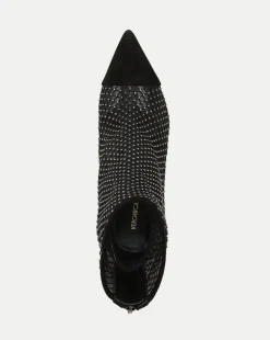 Veronica Beard Boots & Booties|The Veronicas' Favorites*Lisa Rhinestone Mesh Bootie in Black