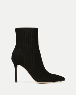 Veronica Beard Boots & Booties|Vb Classics*Lisa Suede Stiletto-Heel Bootie Black