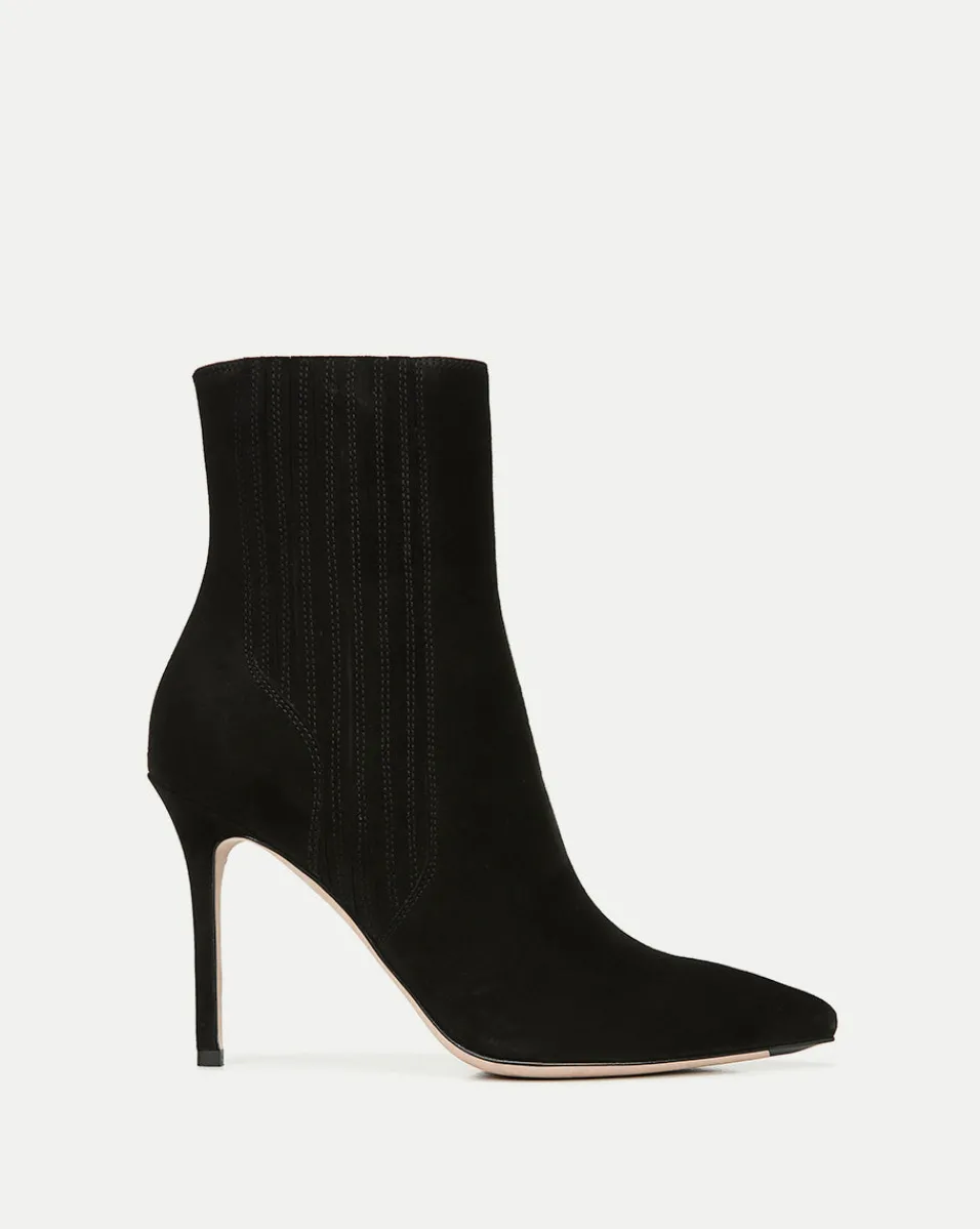 Veronica Beard Boots & Booties|Vb Classics*Lisa Suede Stiletto-Heel Bootie Black