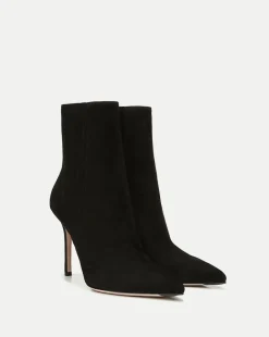 Veronica Beard Boots & Booties|Vb Classics*Lisa Suede Stiletto-Heel Bootie Black