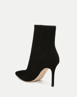 Veronica Beard Boots & Booties|Vb Classics*Lisa Suede Stiletto-Heel Bootie Black