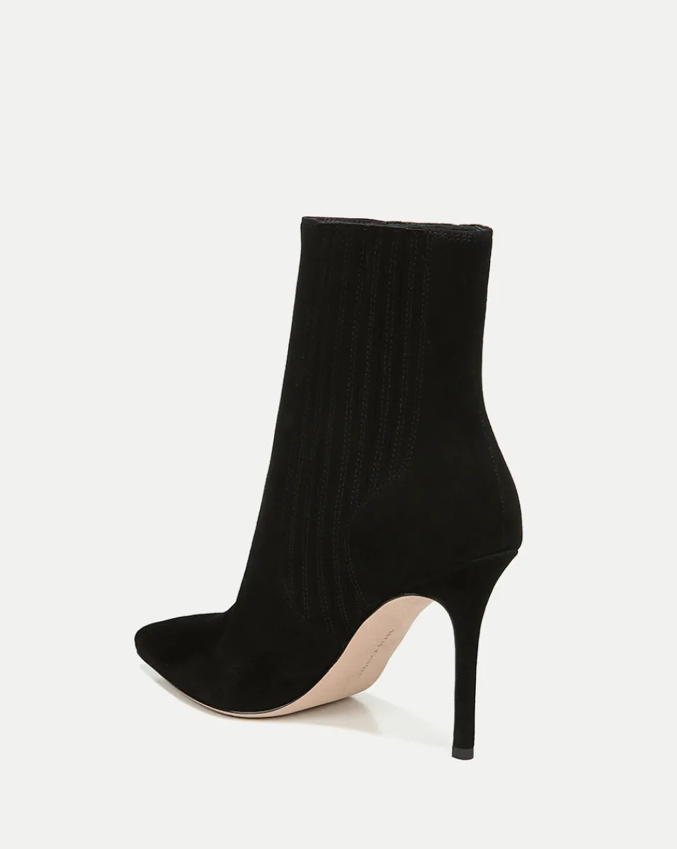 Veronica Beard Boots & Booties|Vb Classics*Lisa Suede Stiletto-Heel Bootie Black