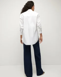 Veronica Beard Tops|Vb Classics*Lloyd Logo Crest Button-Down Shirt White
