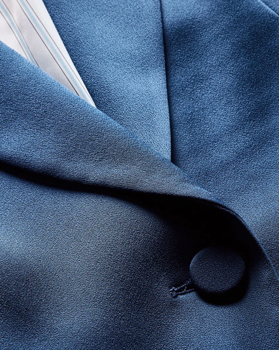 Veronica Beard Jackets & Outerwear|Matching Sets*Long And Lean Dickey Jacket in Blue Stone BlueStone