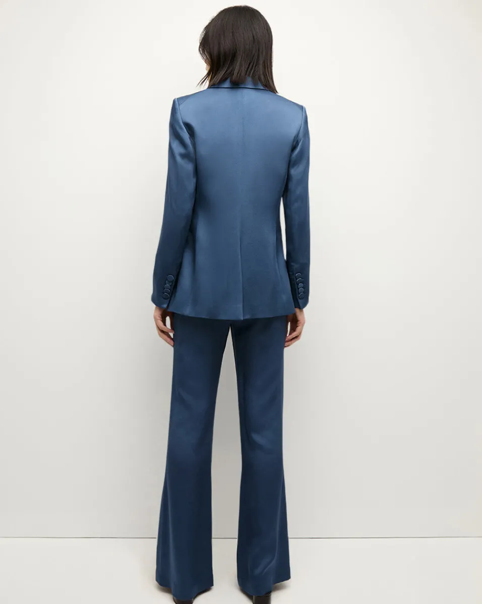 Veronica Beard Jackets & Outerwear|Matching Sets*Long And Lean Dickey Jacket in Blue Stone BlueStone