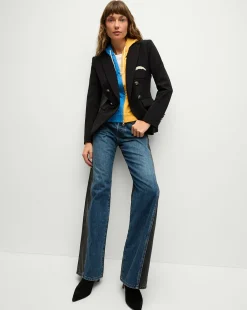 Veronica Beard Jackets & Outerwear|The Gift Guide*Los Angeles Chargers Dickey Jacket in Black/Gold LosAngelesChargers