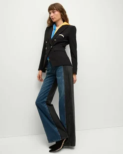 Veronica Beard Jackets & Outerwear|The Gift Guide*Los Angeles Chargers Dickey Jacket in Black/Gold LosAngelesChargers