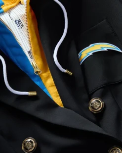 Veronica Beard Jackets & Outerwear|The Gift Guide*Los Angeles Chargers Dickey Jacket in Black/Gold LosAngelesChargers