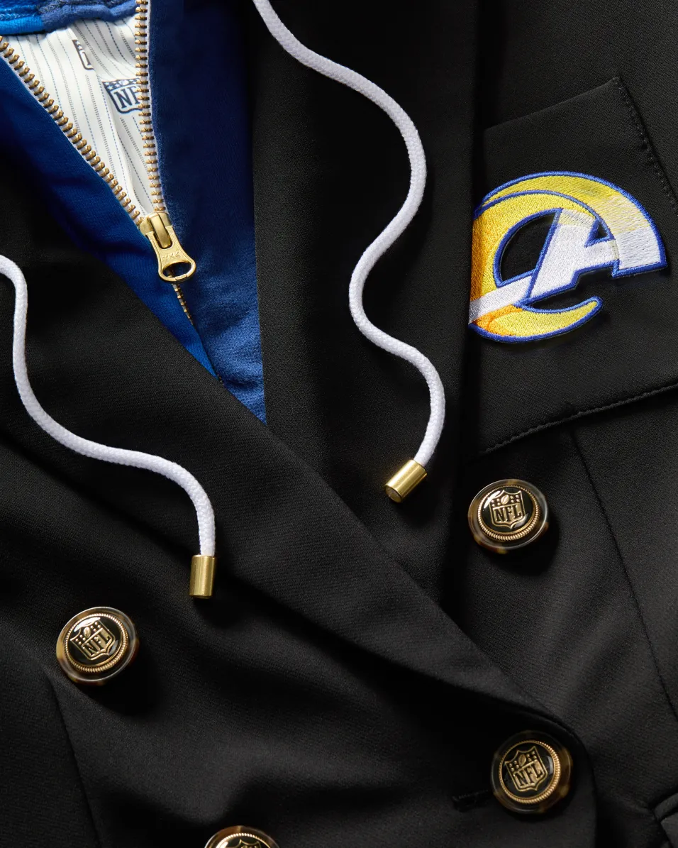 Veronica Beard Jackets & Outerwear|The Gift Guide*Los Angeles Rams Dickey Jacket in Black/Gold LosAngelesRams
