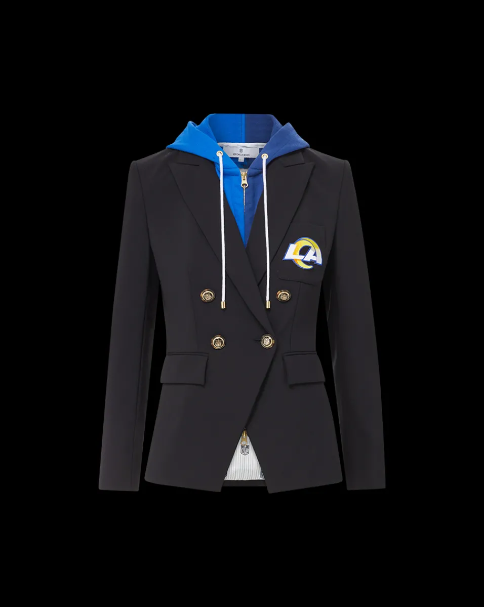 Veronica Beard Jackets & Outerwear|The Gift Guide*Los Angeles Rams Dickey Jacket in Black/Gold LosAngelesRams